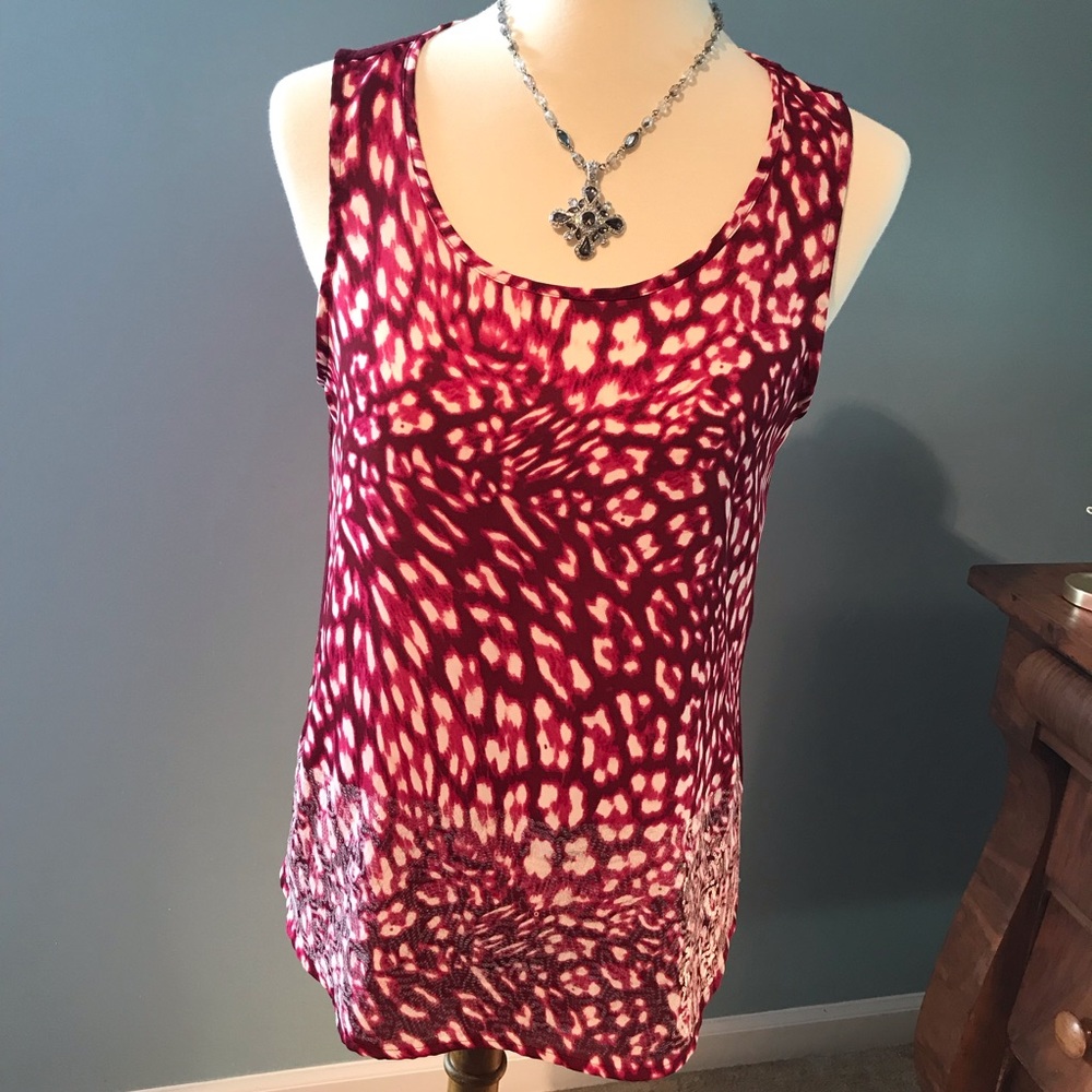 Juicy Couture sequined flowy tank. Size small